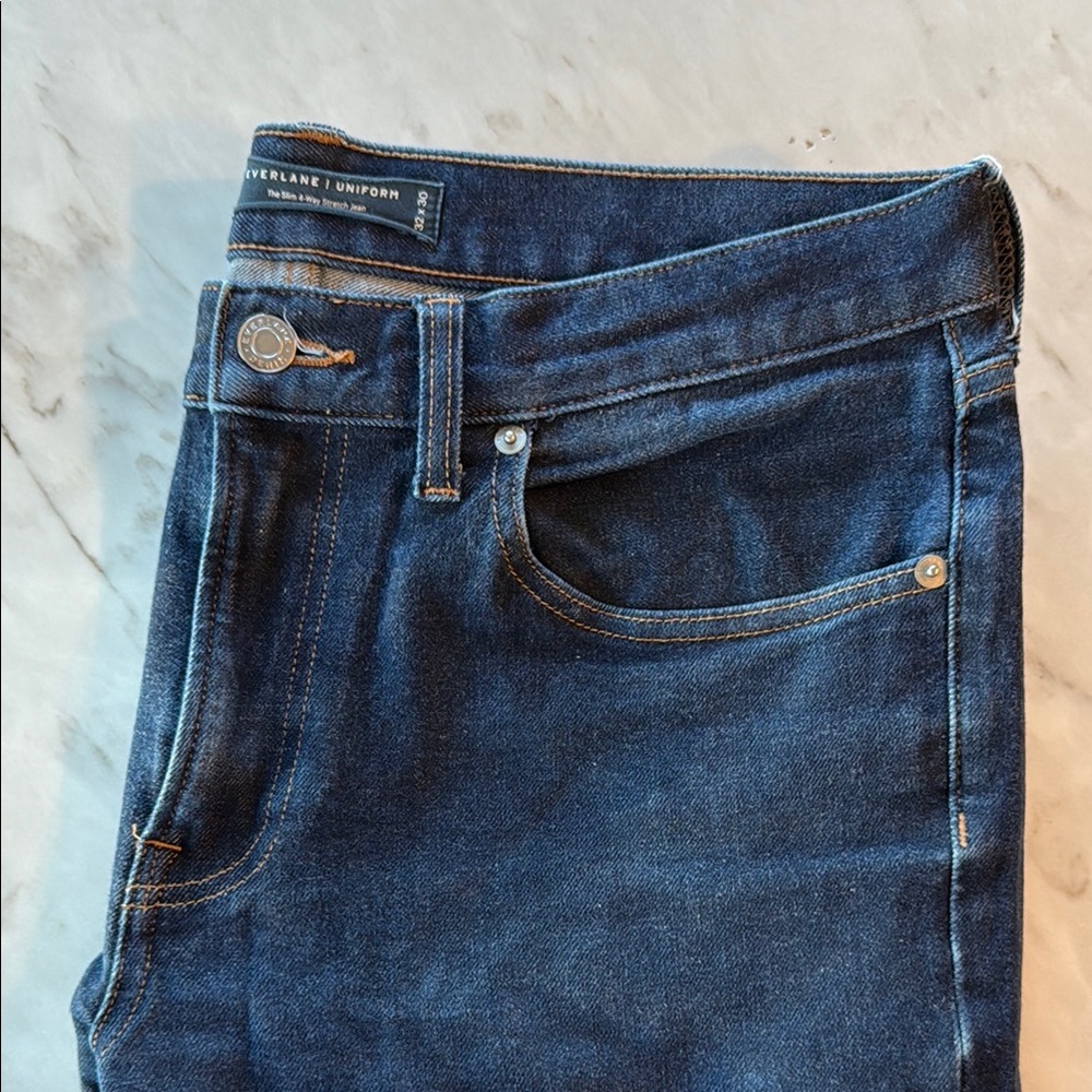 Everlane Blue Slim Jeans Classic Style